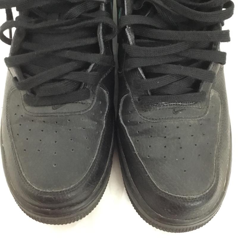 ナイキ NIKE スニーカー スニーカー 315123-045 AIR FORCE 1 MID 07 29cm 29.0cm ロゴ、文字 黒 / ブラック / X 緑 / グリーン / メンズ USED 古着 中古 10124212