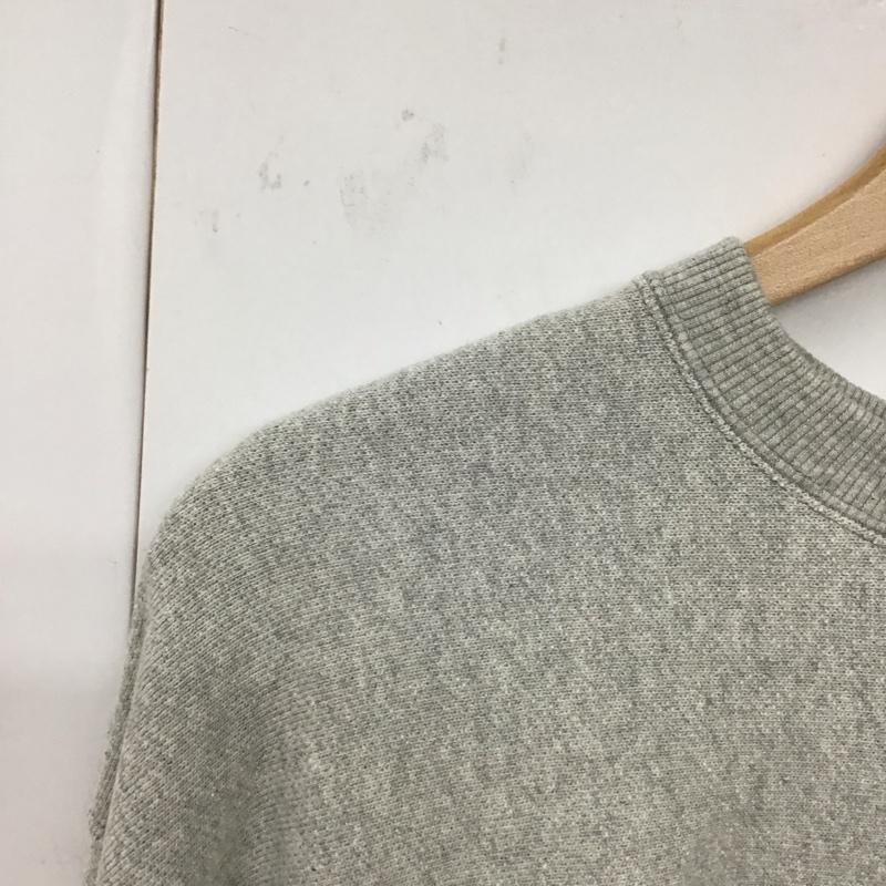 ローリーズファーム LOWRYS FARM トレーナー 長袖 FREE ロゴ、文字 X プリント 灰 / グレー / レディース USED 古着 中古 10131798