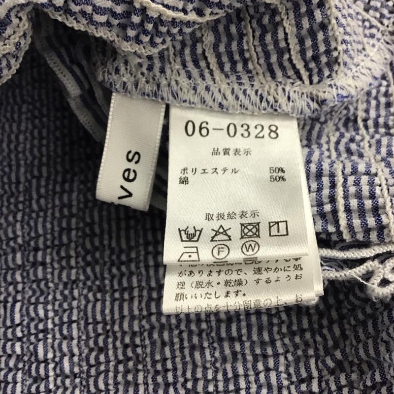 アルシーヴ archives カットソー 長袖 チェック 水色 / ライトブルー / レディース USED 古着 中古 10131176