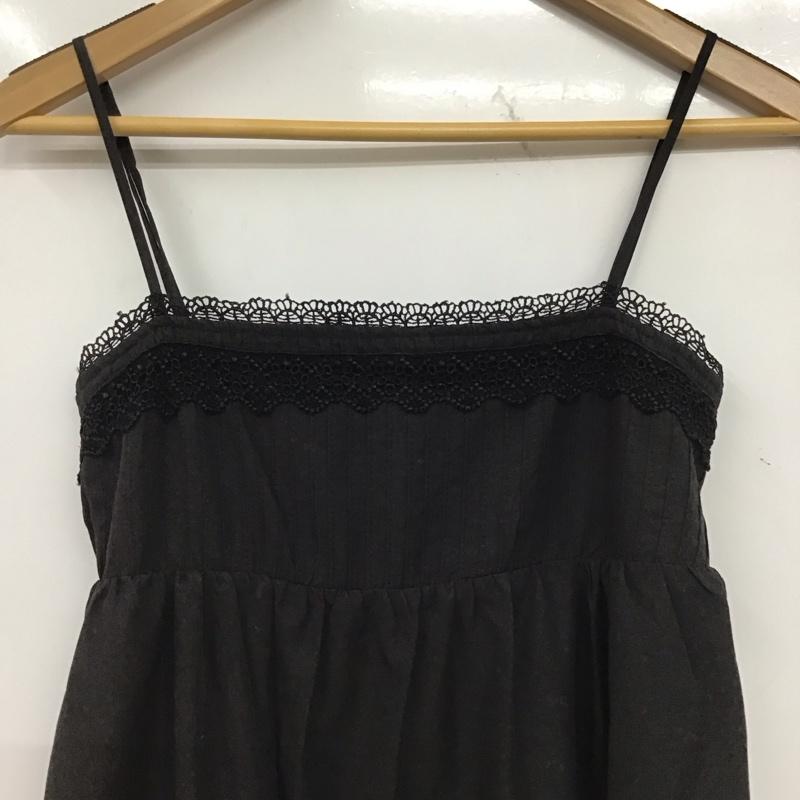 ザラ ZARA ワンピース ロングスカート キャミソールロングワンピース フレアスカート XS 無地 黒 / ブラック / レディース USED 古着 中古 10136028