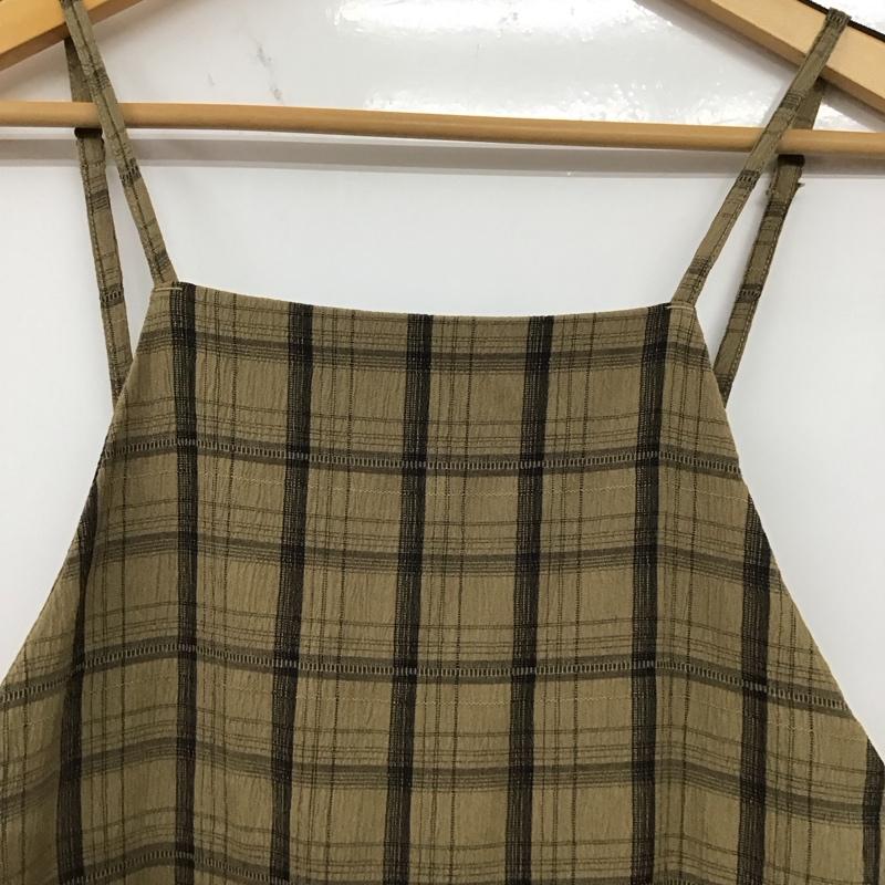 ビーミング バイ ビームス B:MING by BEAMS ワンピース ロングスカート キャミワンピース フレアスカート ノースリーブワンピース M チェック マルチカラー / マルチカラー / レディース USED 古着 中古 10134232