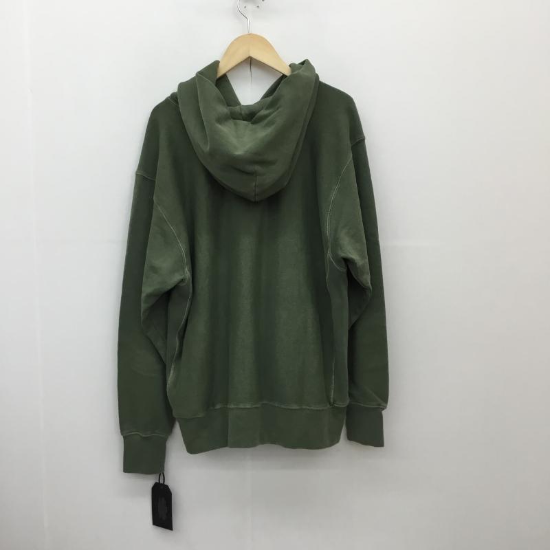 ユーズドクロージング used clothes パーカー 長袖 LES TIEN パーカー L 無地 カーキ / カーキ /  メンズ USED 古着 中古 10124622