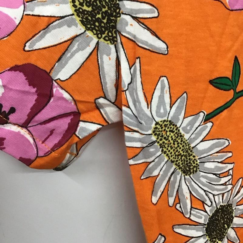 ザラ ZARA ワンピース ロングスカート 半袖ロングワンピース クルーネック プリントワンピース L プリント マルチカラー / マルチカラー / レディース USED 古着 中古 10135551