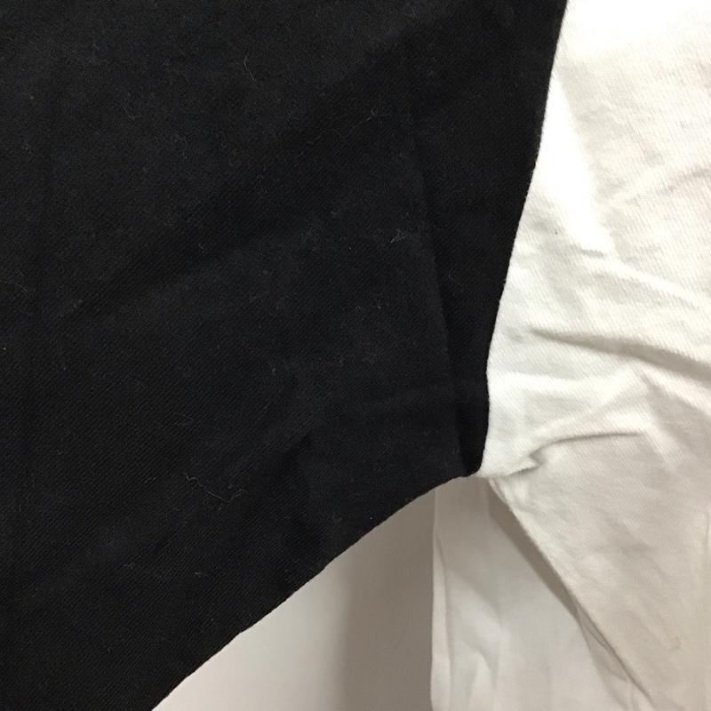 ニコアンド niko and... Tシャツ 長袖 S201TC19AD ラグランスリーブ she said that M ロゴ、文字 黒 / ブラック / X 白 / ホワイト / レディース USED 古着 中古 10122866