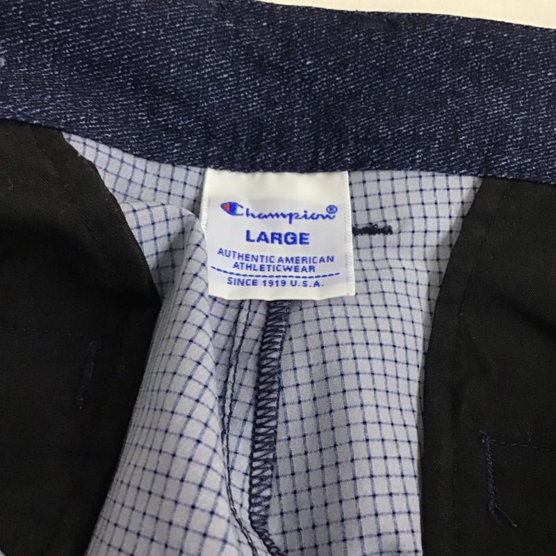 チャンピオン Campion パンツ ショートパンツ c3-rg503 DotAirショーツ ハーフパンツ L 無地 インディゴ / インディゴ / メンズ USED 古着 中古 10133991