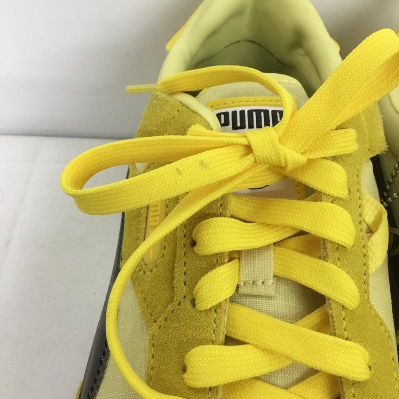プーマ PUMA スニーカー スニーカー 387688 01 RIDER FV PIKACHU ピカチュウ ポケモン 27cm 箱有 27.0cm ロゴ、文字 黄 / イエロー / X 黒 / ブラック / メンズ USED 古着 中古 10143264