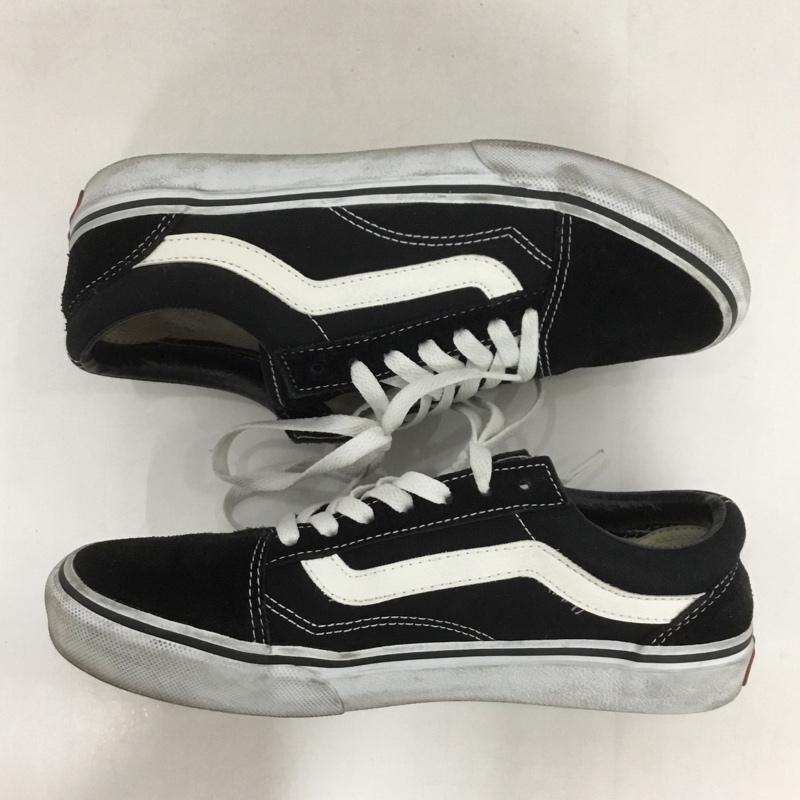バンズ VANS スニーカー スニーカー V36CL オールドスクールDX 24.5cm 24.5cm ロゴ、文字 黒 / ブラック / X 白 / ホワイト / レディース USED 古着 中古 10124376