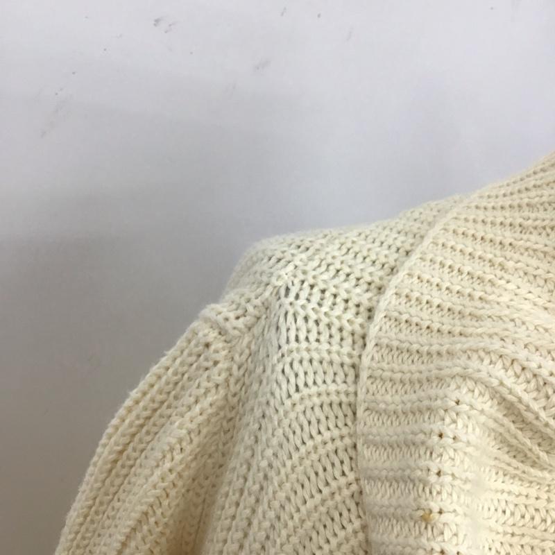 ポロラルフローレン POLO RALPH LAUREN ニット、セーター 長袖 長袖ニットカットソー ニット セーター タートルネックニット XS 無地 白 / ホワイト / レディース USED 古着 中古 10115977