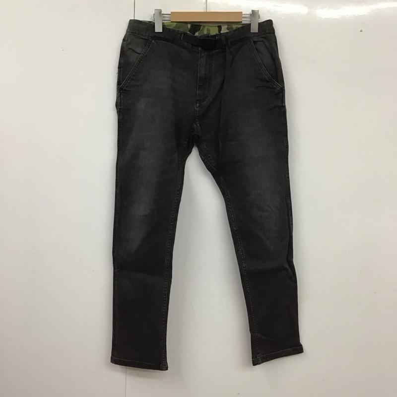 グラミチ GRAMICCI パンツ ワークパンツ、ペインターパンツ gmp-16s124 ワンウォッシュデニム ストレッチパンツ L 無地 黒 / ブラック / メンズ USED 古着 中古 10128043