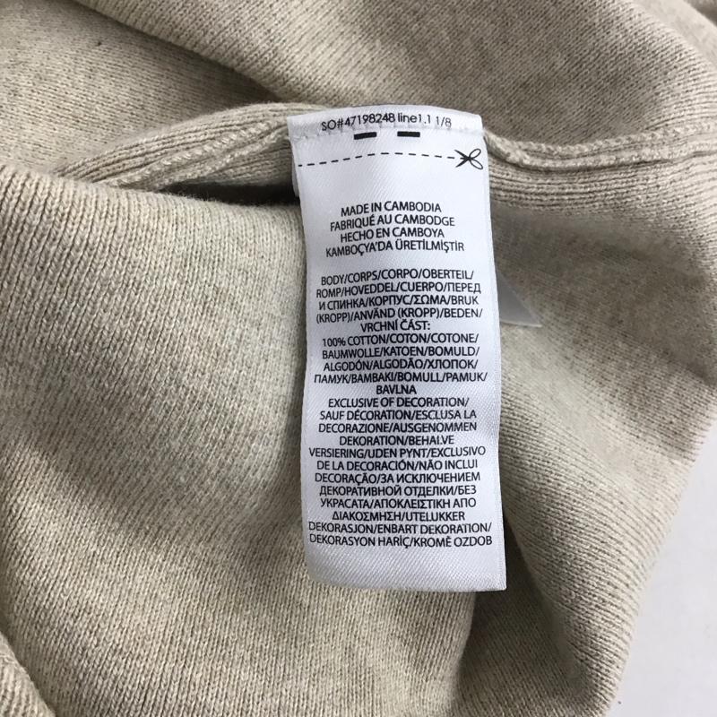 ポロラルフローレン POLO RALPH LAUREN ニット、セーター 長袖 長袖ニットカットソー クルーネック セーター M ロゴ、文字 ベージュ / ベージュ / メンズ USED 古着 中古 10146809