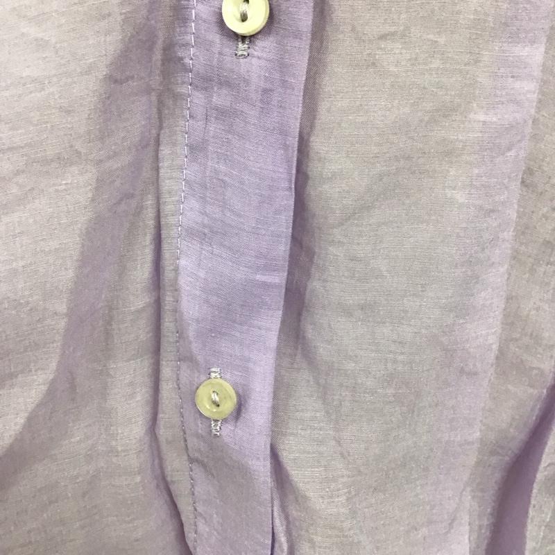 ザラ ZARA シャツ、ブラウス 長袖 S 無地 紫 / パープル / レディース USED 古着 中古 10111604