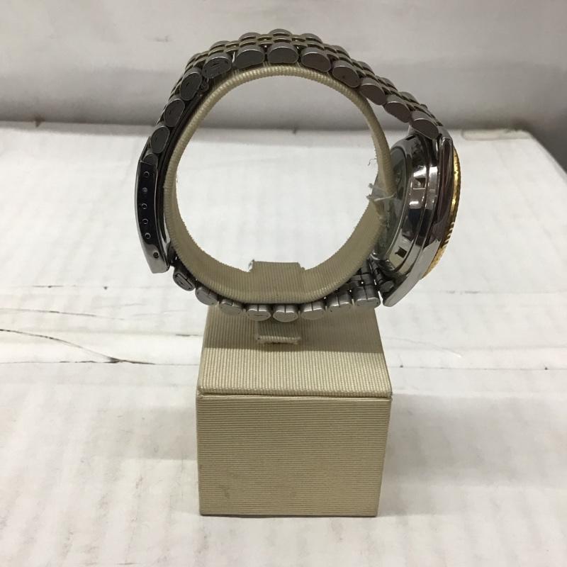 セイコー SEIKO 腕時計 アナログ(自動巻き) 7S26-0500 ロゴ、文字 金 / ゴールド / X 銀 / シルバー / メンズ USED 古着 中古 10113454