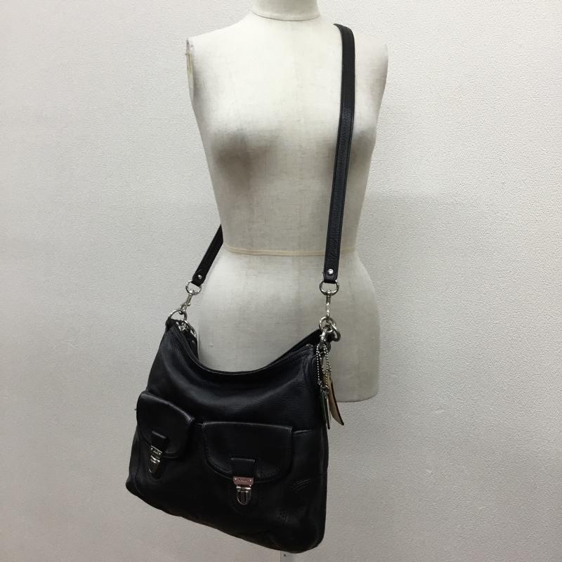 コーチ COACH ショルダーバッグ ショルダーバッグ 22423 2WAY レザー 無地 黒 / ブラック / レディース USED 古着 中古 10119111