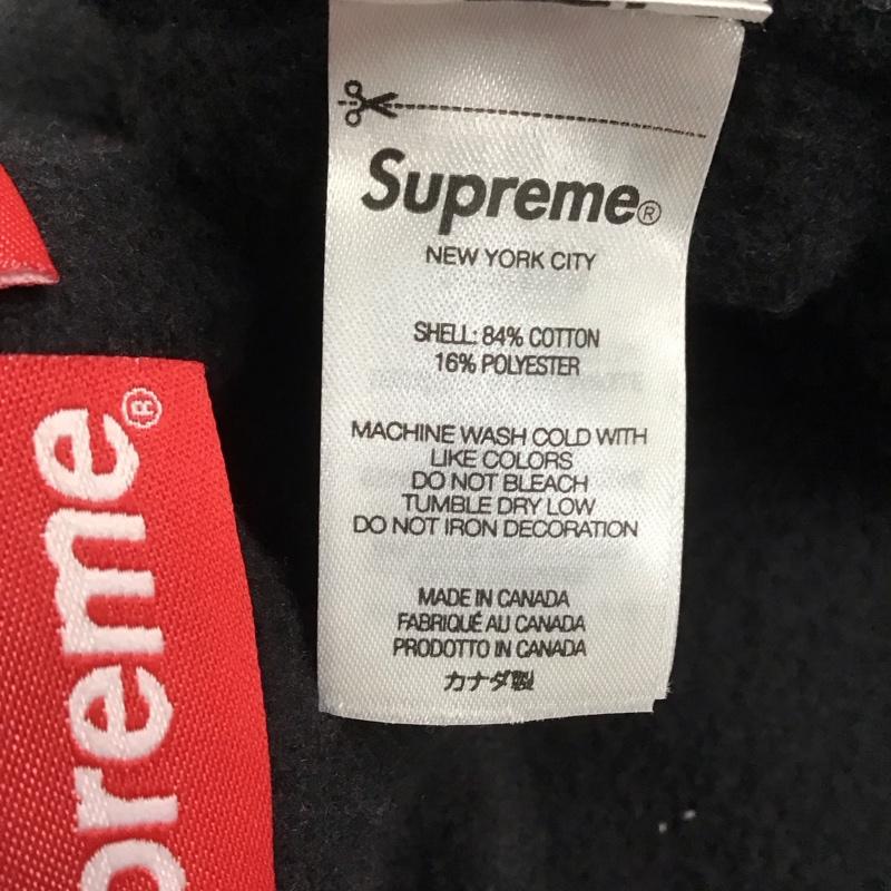 シュプリーム Supreme パーカー 長袖 2017ss 長袖パーカー ジップアップパーカー S ロゴ、文字 黒 / ブラック / メンズ USED 古着 中古 10124267