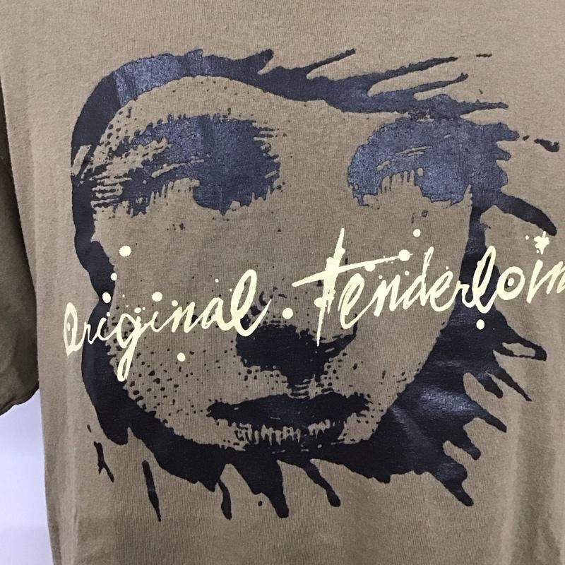 テンダーロイン TENDERLOIN Tシャツ 半袖 半袖カットソー プリントTシャツ クルーネックカットソー L プリント 茶 / ブラウン /  メンズ USED 古着 中古 10110908