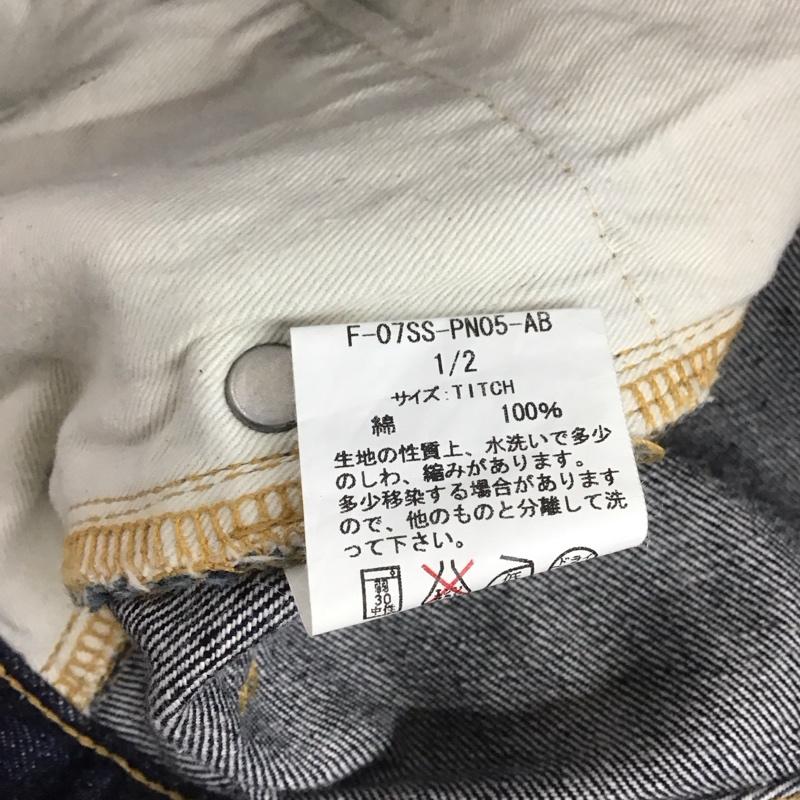 エフエイティー FAT パンツ デニム、ジーンズ デニムパンツ ショートパンツ ハーフパンツ 無地 インディゴ / インディゴ / メンズ USED 古着 中古 10148518