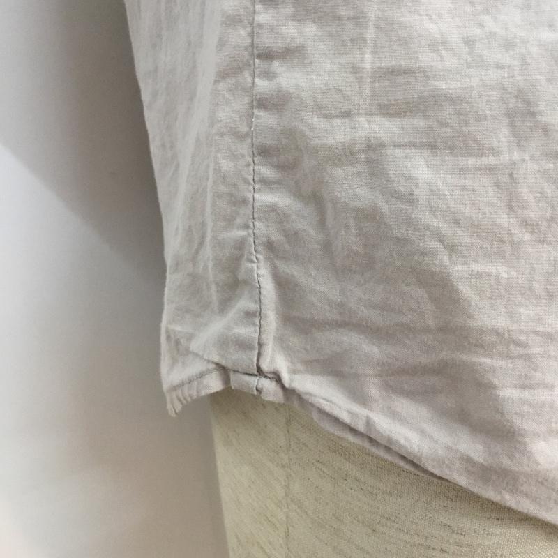 アダムエロペ ADAM ET ROPE シャツ、ブラウス 七分袖 M 無地 チャコールグレー / チャコールグレー / メンズ USED 古着 中古 10046700