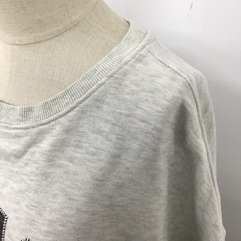アメリカンホリック AMERICAN HOLIC トレーナー 長袖 HA23L1C4300 アソートデザインロゴ裏毛スウェット1 L ロゴ、文字 灰 / グレー / レディース USED 古着 中古 10122653