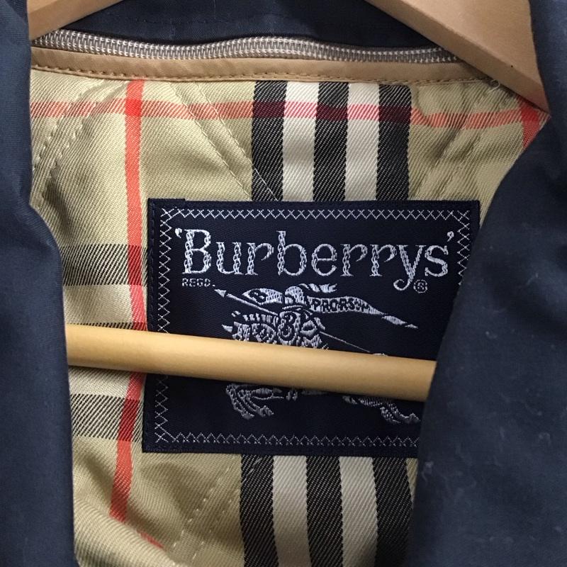 バーバリーズ BURBERRYS ジャケット、上着 ジャケット、ブレザー ジップアップジャケット アウター ロングジャケット M 無地 黒 / ブラック / メンズ USED 古着 中古 10142444