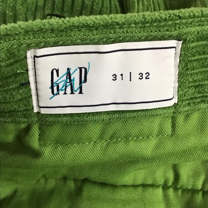 ギャップ GAP ボトムス ボトムス コーデュロイパンツ 31インチ 無地 緑 / グリーン / メンズ USED 古着 中古 10130043