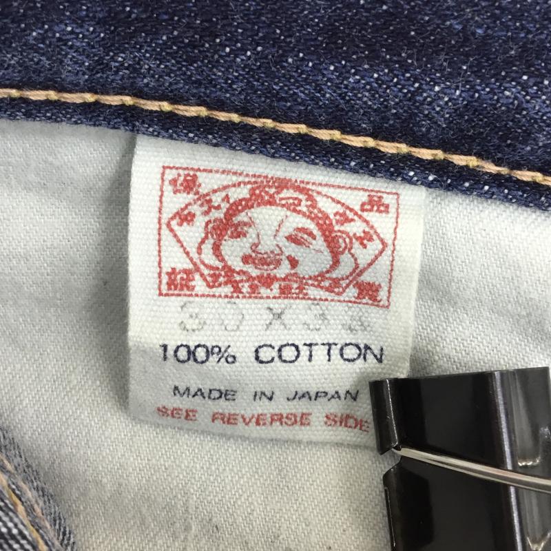 エヴィス EVISU パンツ デニム、ジーンズ SIOTANI BROTHER 大黒切替 30インチ インディゴ / インディゴ / メンズ USED 古着 中古 10134497