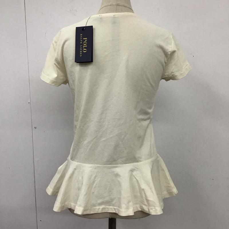ポロラルフローレン POLO RALPH LAUREN カットソー 半袖 半袖カットソー 無地Tシャツ クルーネックカットソー XS 無地 白 / ホワイト / レディース USED 古着 中古 10115969