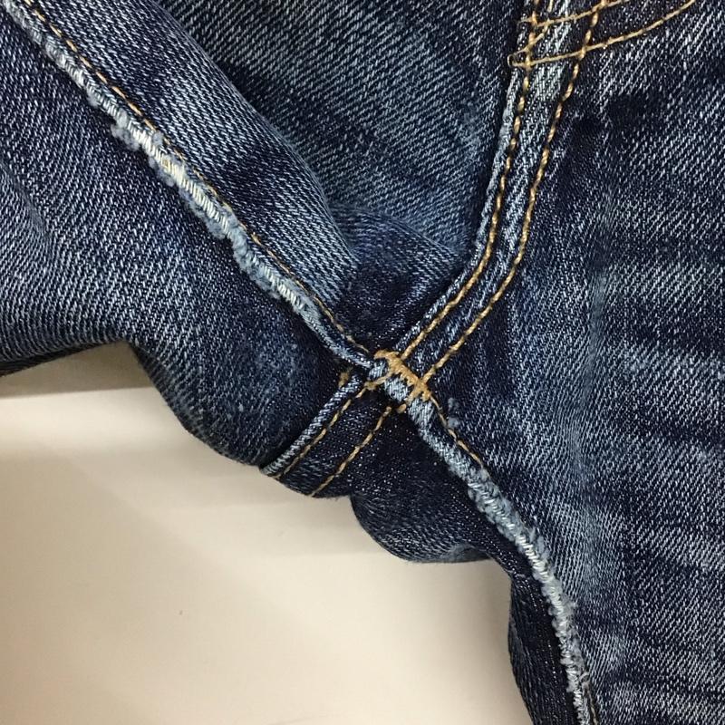 リーバイストラウスアンドコー Levi Strauss & co. パンツ デニム、ジーンズ デニムパンツ ワイドパンツ カジュアルパンツ ストレートパンツ 32インチ 無地 インディゴ / インディゴ /  メンズ USED 古着 中古 10126803