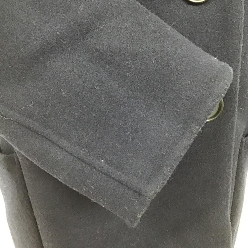 ユニクロ UNIQLO コート コート一般 212-446355 ダブルフェイスピーコート S 無地 紺 / ネイビー / レディース USED 古着 中古 10105781