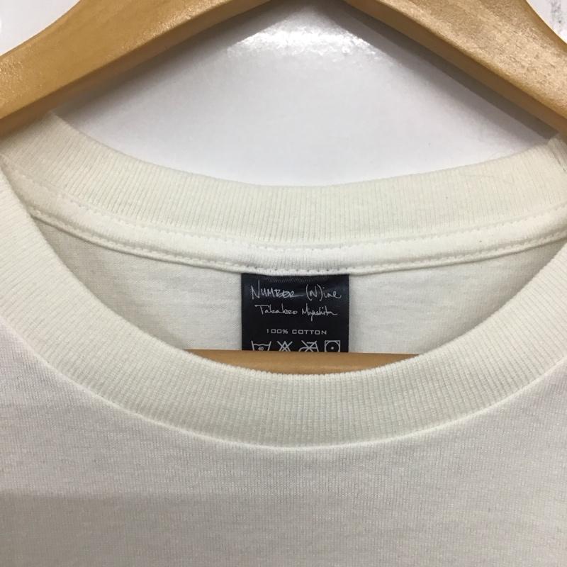 ナンバーナイン NUMBER (N)INE Tシャツ 半袖 半袖カットソー プリントTシャツ クルーネックカットソー romp 2 プリント 白 / ホワイト / メンズ USED 古着 中古 10137119