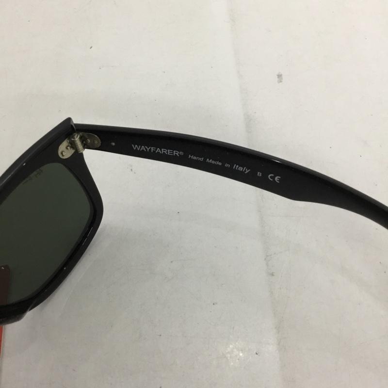 レイバン Ray-Ban めがね・サングラス サングラス RB2140-F WAYFARER カラーレンズ ケース付き ロゴ、文字 黒 / ブラック / メンズ USED 古着 中古 10129412