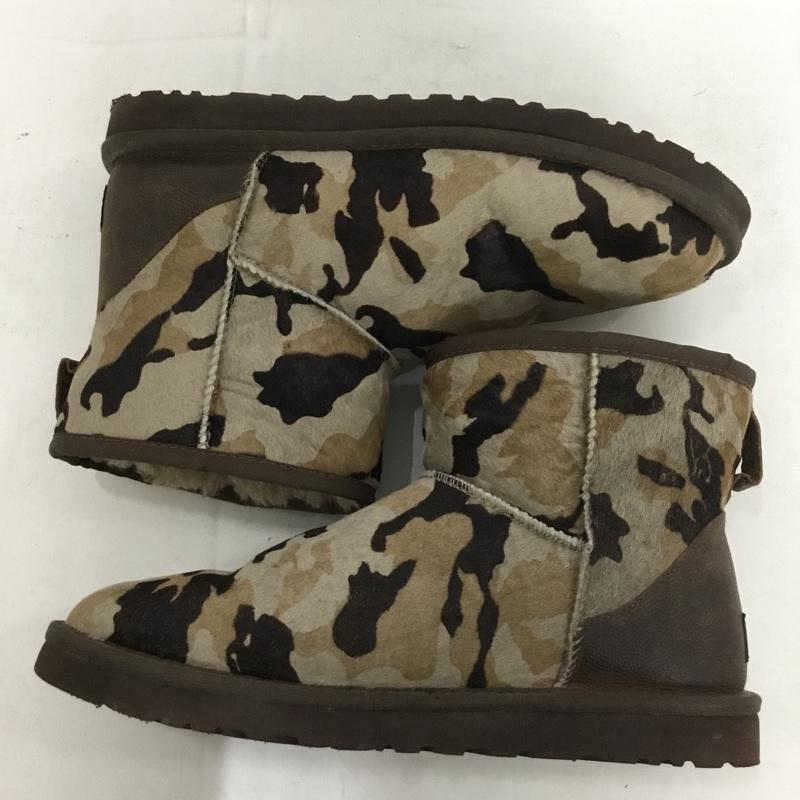 アグ UGG ブーツ ショートブーツ 1007891 Classic Mini Camo 26cm 26.0cm カモフラージュ柄・迷彩 茶 / ブラウン / メンズ USED 古着 中古 10138006