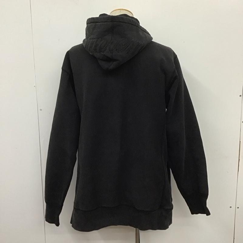 シュプリーム Supreme パーカー 長袖 長袖パーカー フード付きパーカー 刺繍スウェット トレーナー プルオーバー XL ロゴ、文字 黒 / ブラック / メンズ USED 古着 中古 10107513