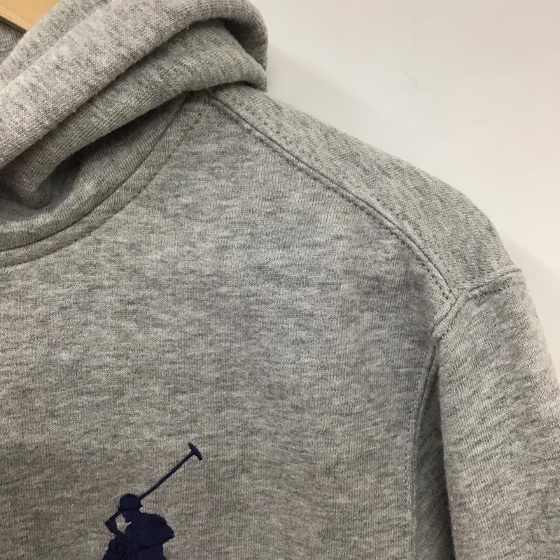 ポロラルフローレン POLO RALPH LAUREN パーカー 長袖 710585964001 長袖パーカー フード付きパーカー プリントスウェット トレーナー XS ロゴ、文字 灰 / グレー /  メンズ USED 古着 中古 10118602