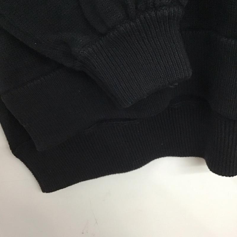 マウジー MOUSSY ニット、セーター 長袖 029EAA70-5060 クルーネック FREE ロゴ、文字 黒 / ブラック / レディース USED 古着 中古 10138687