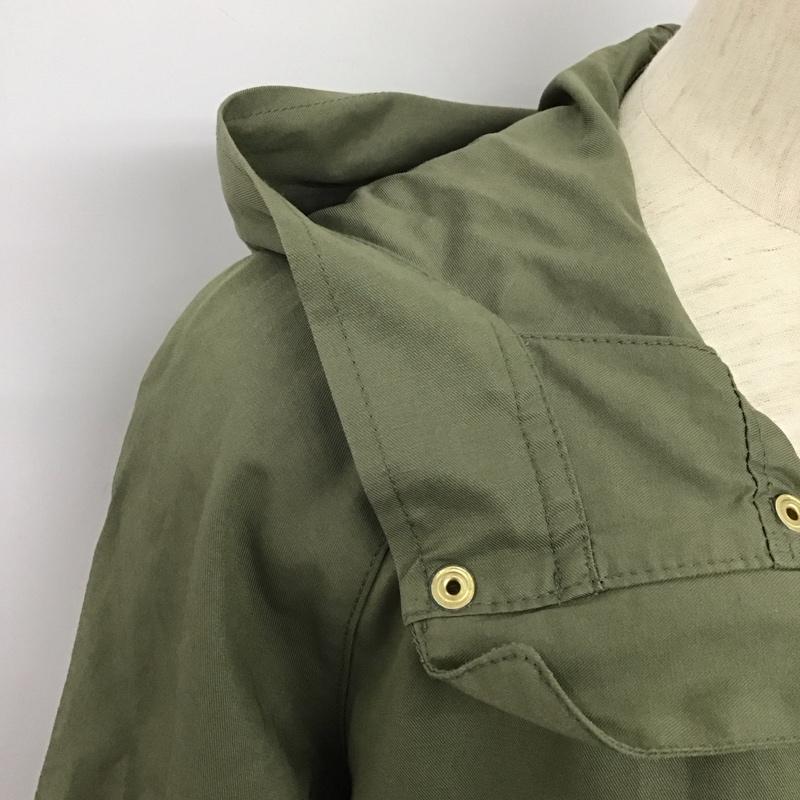 ニコアンド niko and... ジャケット、上着 ジャケット、ブレザー M 無地 カーキ / カーキ / レディース USED 古着 中古 10128453