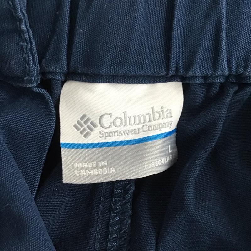 コロンビア Columbia パンツ ショートパンツ ショートパンツ ハーフパンツ カジュアルパンツ L 無地 紺 / ネイビー / メンズ USED 古着 中古 10133156