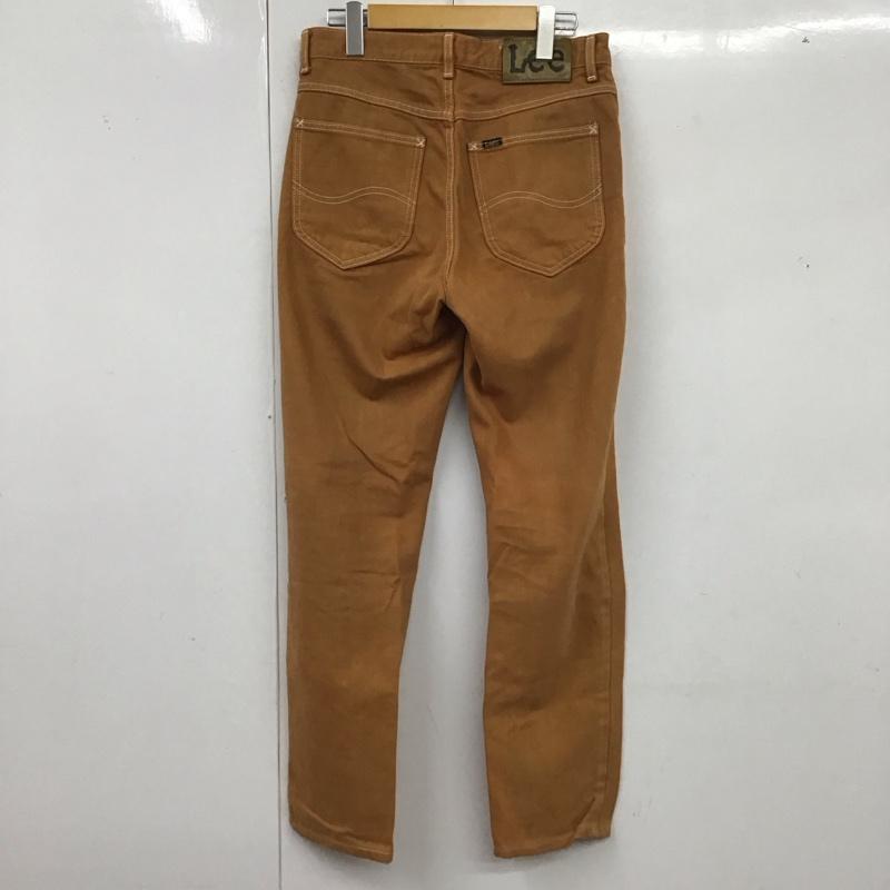 リー Lee パンツ デニム、ジーンズ デニムパンツ スリムパンツ ジーンズ 90s ロゴ、文字 橙 / オレンジ /  メンズ USED 古着 中古 10124722