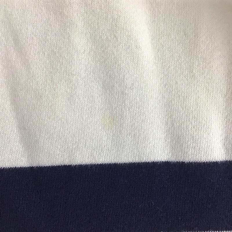 ポロラルフローレン POLO RALPH LAUREN カットソー 長袖 長袖カットソー ラグラン 長袖ポロシャツ ボーダーカットソー L ボーダー柄 白 / ホワイト / X 紺 / ネイビー / メンズ USED 古着 中古 10110354