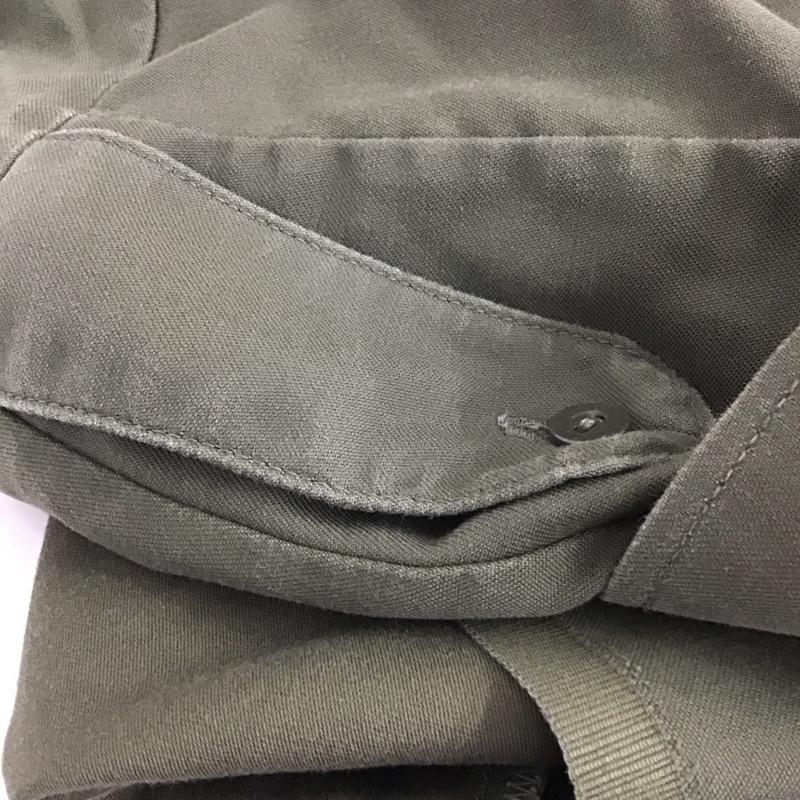 ミリタリー ミリタリー シャツ、ブラウス 半袖 ミリタリーシャツ 半袖シャツ カラーシャツ 無地 カーキ / カーキ / メンズ USED 古着 中古 10135882