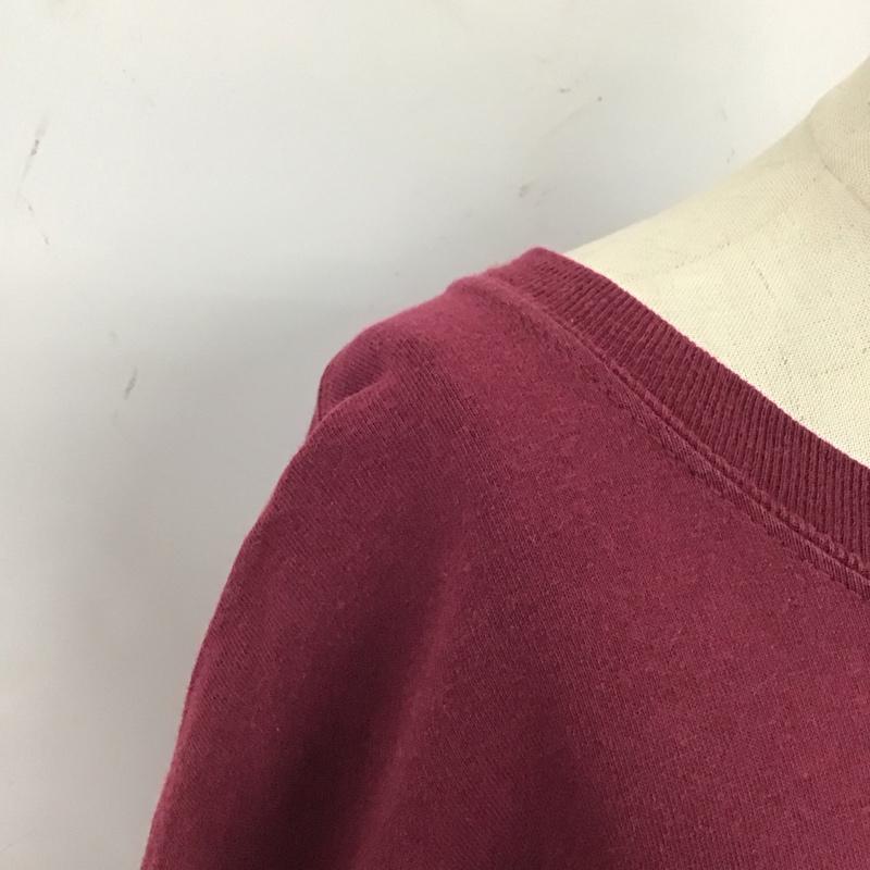 古着 USED Tシャツ 半袖 プリント えんじ / ワインレッド / レディース USED 古着 中古 10121281