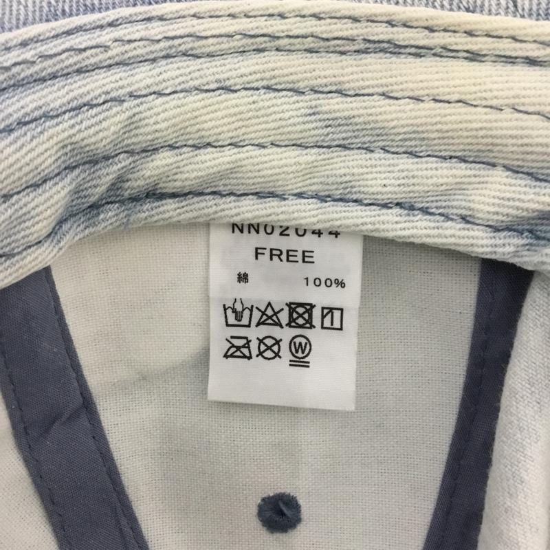 ザノースフェイス THE NORTH FACE 帽子 キャップ NN02044 ブリーチデニム FREE ロゴ、文字 水色 / ライトブルー / メンズ USED 古着 中古 10129562