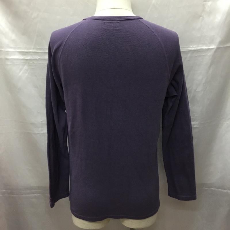 ハリウッドランチマーケット HOLLYWOOD RANCH MARKET カットソー 長袖 XL 無地 紫 / パープル /  メンズ USED 古着 中古 10108871