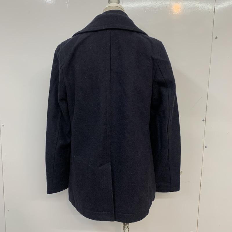 シップス SHIPS コート ピーコート S 無地 紺 / ネイビー / レディース USED 古着 中古 10041287