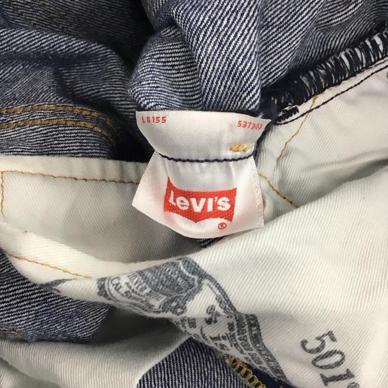 リーバイス Levi s パンツ デニム、ジーンズ 28インチ 総柄 水色 / ライトブルー /  メンズ USED 古着 中古 10121900
