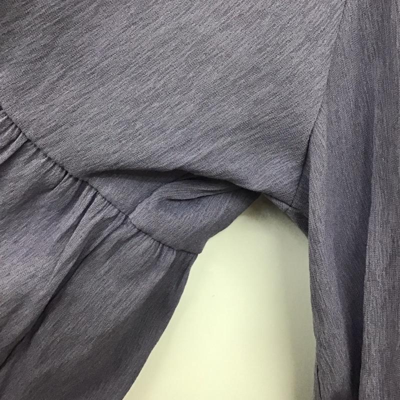 アルシーヴ archives シャツ、ブラウス 長袖 長袖シャツ 無地シャツ ビックカラーシャツ M 無地 紫 / パープル / レディース USED 古着 中古 10135422