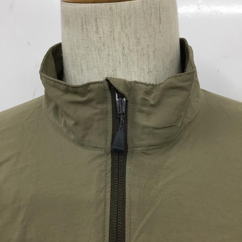 モンベル mont-bell ジャケット、上着 ジャンパー、ブルゾン 1103244 O.D.ジャケット ジップアップジャケット ジャンパー アウトドアウェア L ロゴ、文字 ベージュ / ベージュ / メンズ USED 古着 中古 10110076