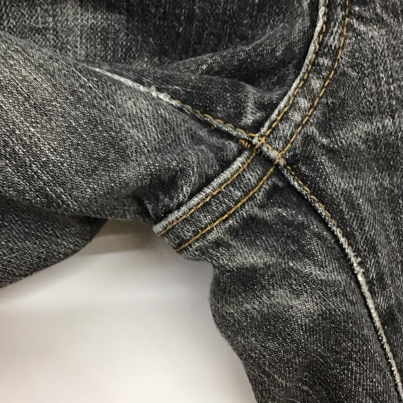 ポロジーンズカンパニー POLOJEANSCO. パンツ デニム、ジーンズ デニムパンツ スリムパンツ カジュアルパンツ Gパン 4 無地 黒 / ブラック / メンズ USED 古着 中古 10131157