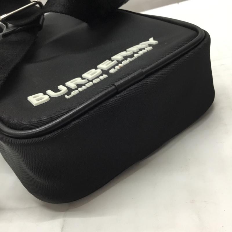バーバリー BURBERRY ショルダーバッグ ショルダーバッグ ロゴベルト ロゴ、文字 黒 / ブラック / メンズ USED 古着 中古 10110625