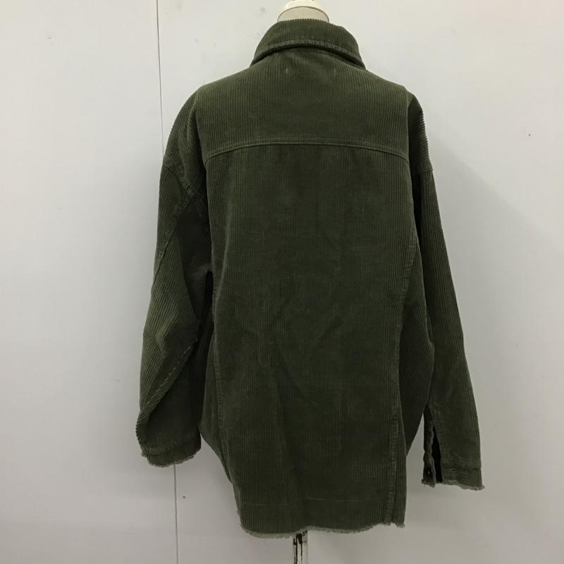 ザラ ZARA ジャケット、上着 ジャケット、ブレザー コーデュロイジャケット XS 無地 カーキ / カーキ / レディース USED 古着 中古 10121565