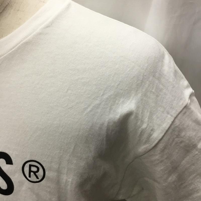 ダブルタップス WTAPS Tシャツ 半袖 半袖カットソー プリントTシャツ クルーネックカットソー 1 ロゴ、文字 白 / ホワイト / メンズ USED 古着 中古 10114300